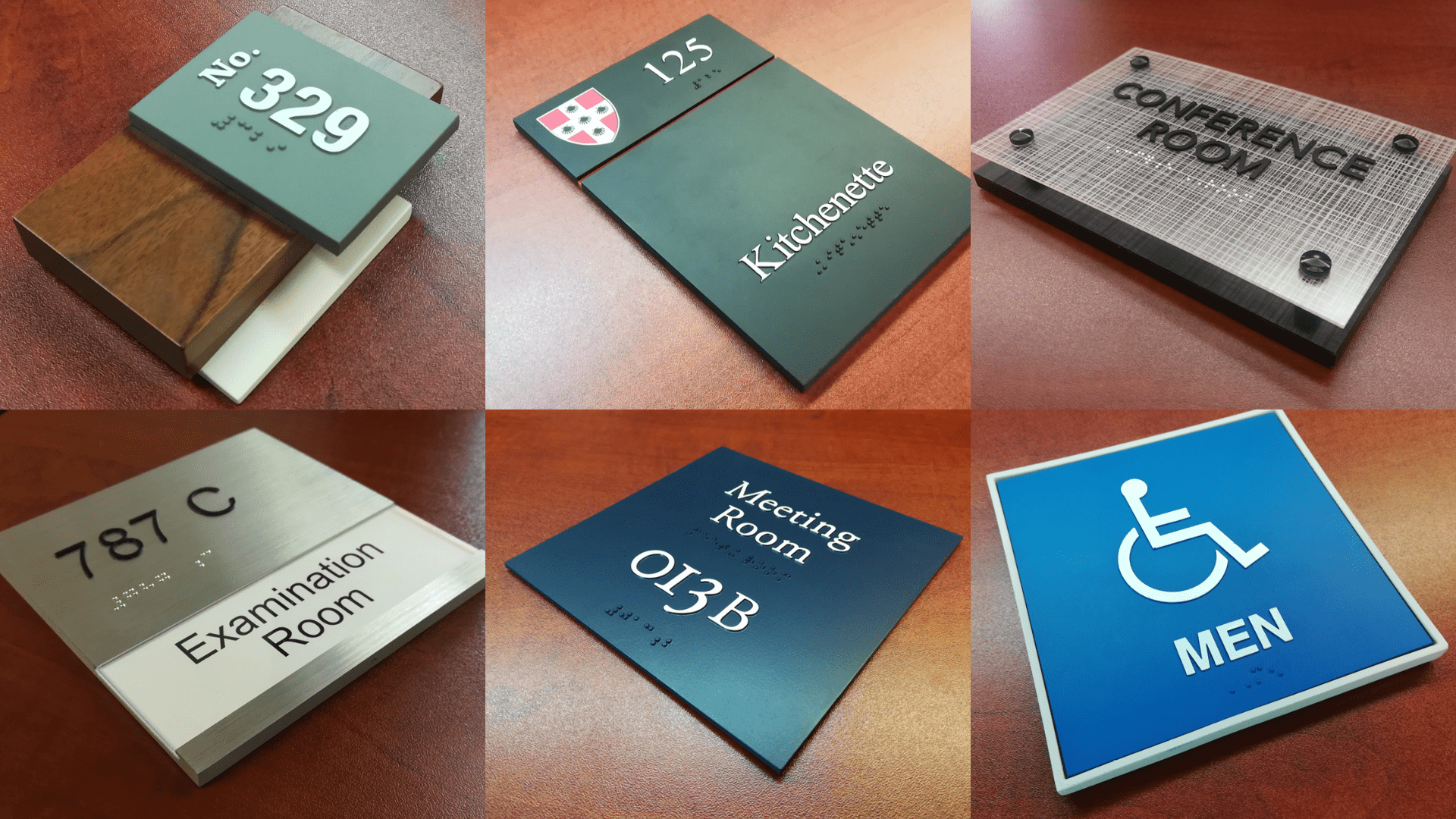 Braille and tactile sign