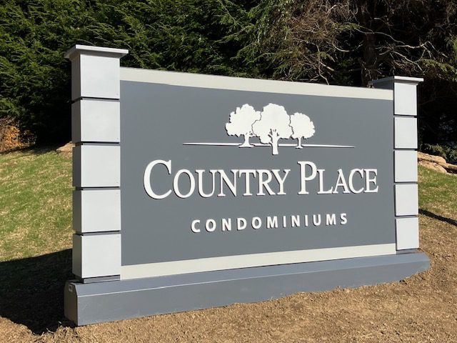 Country Place Monument Sign Shelton CT